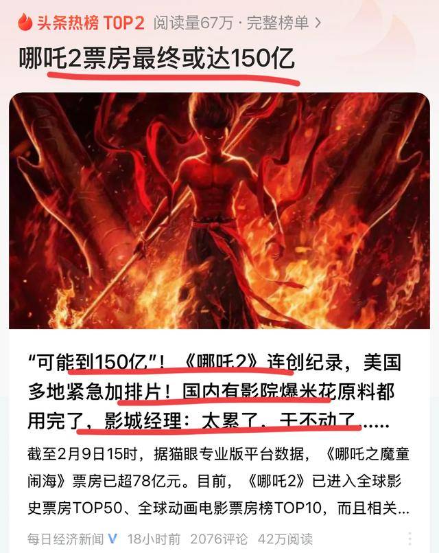 哪吒票房破50亿热点分析