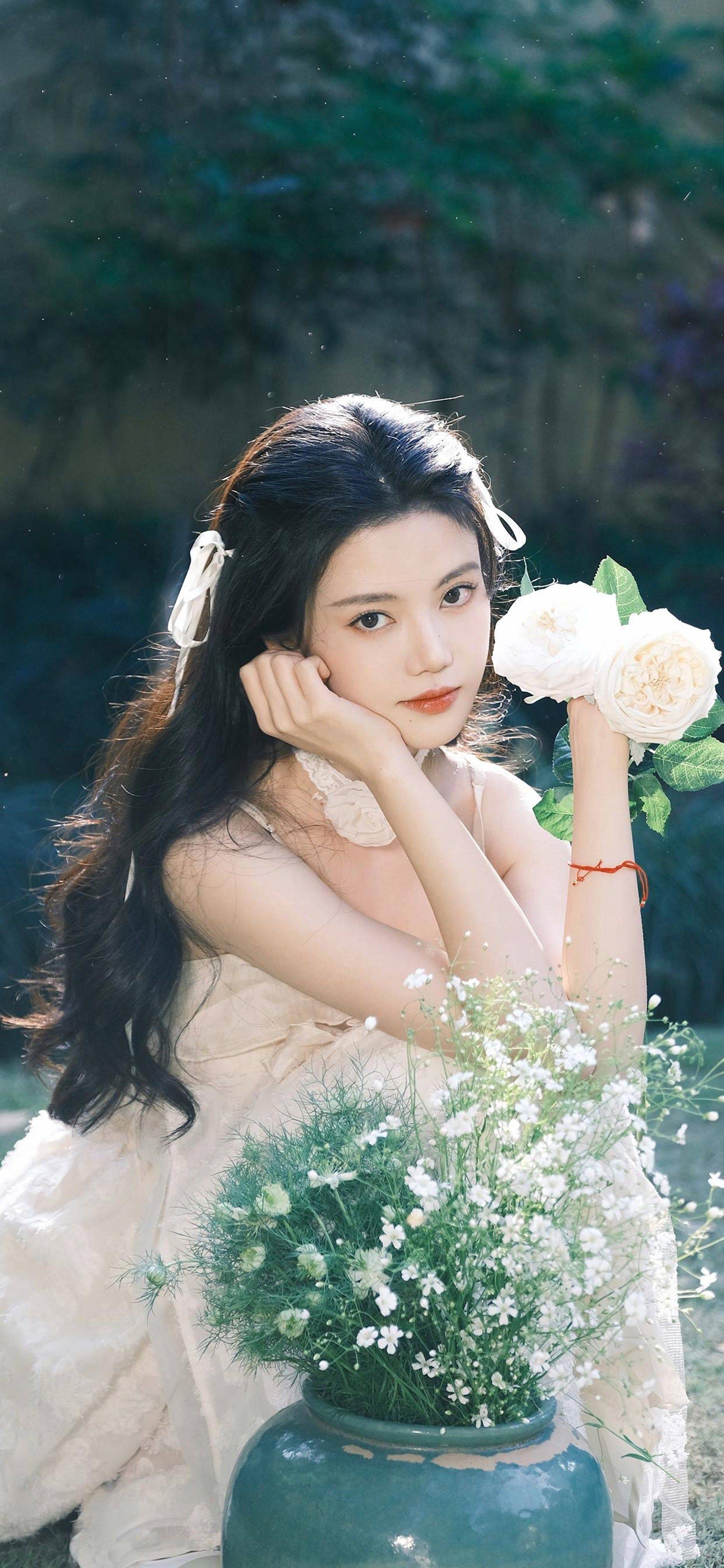 孙珍妮美照，光影中的绝美风采