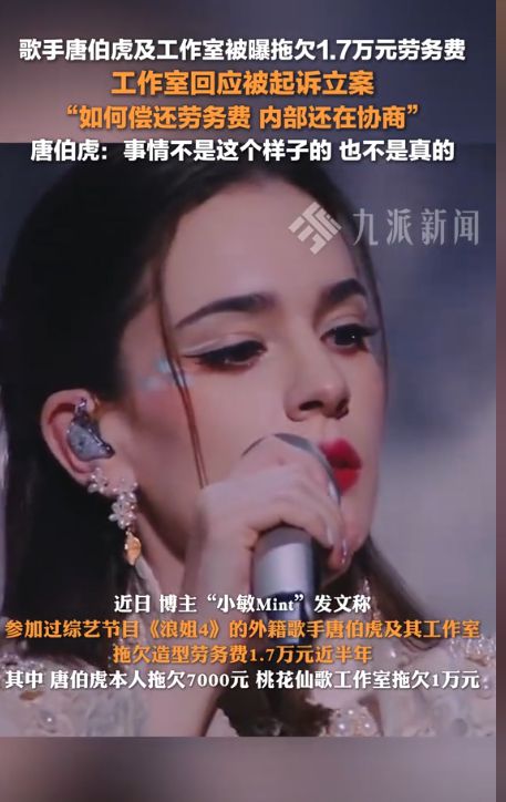 唐伯虎回应欠劳务费事件，真相揭秘与反思