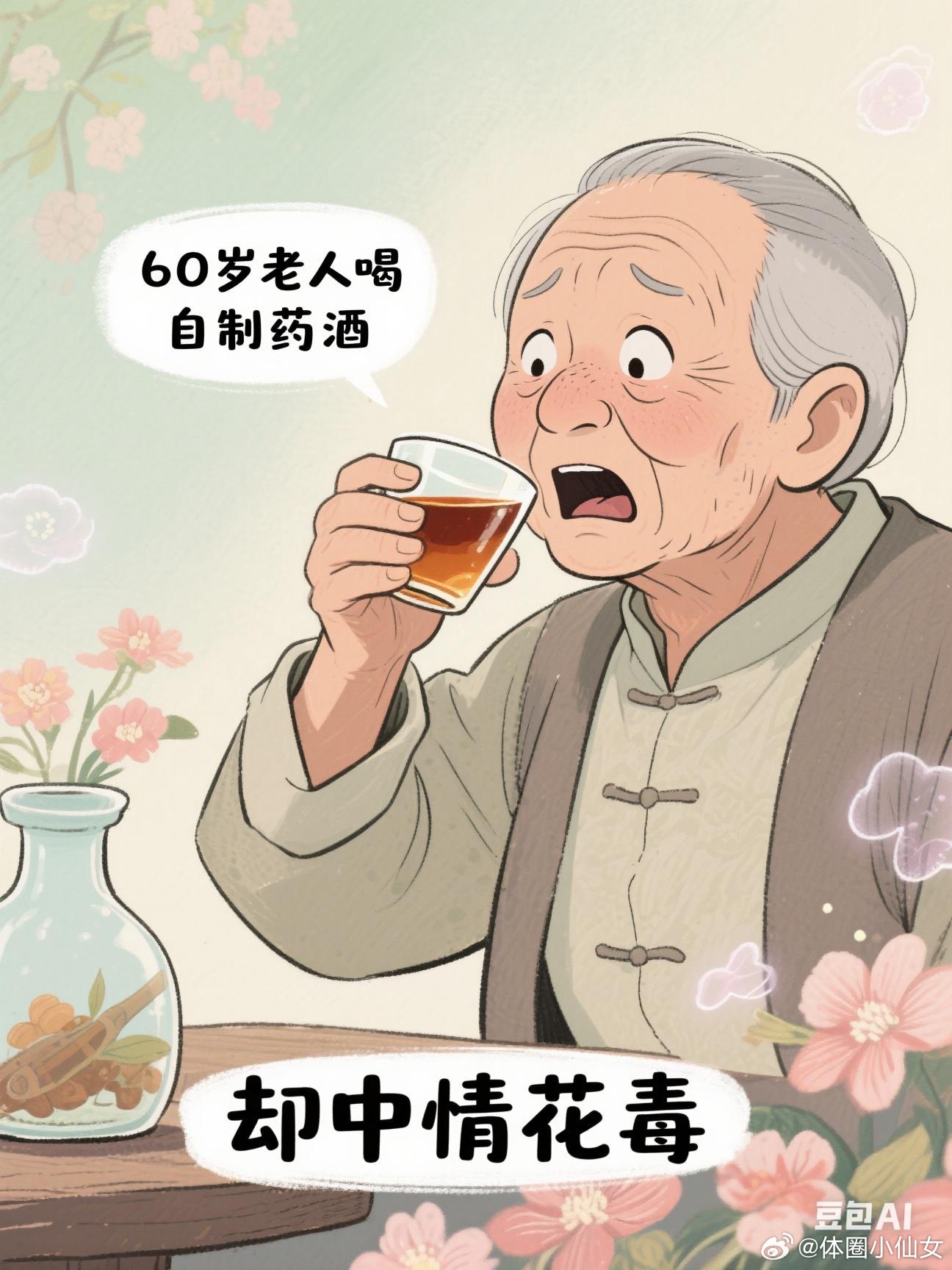 喝自制药酒中情花毒，一场独特的生命体验