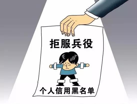一男子拒服兵役，被多部门联合惩戒