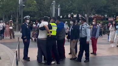 上海迪士尼游客打架事件，警方通报引发网友热议