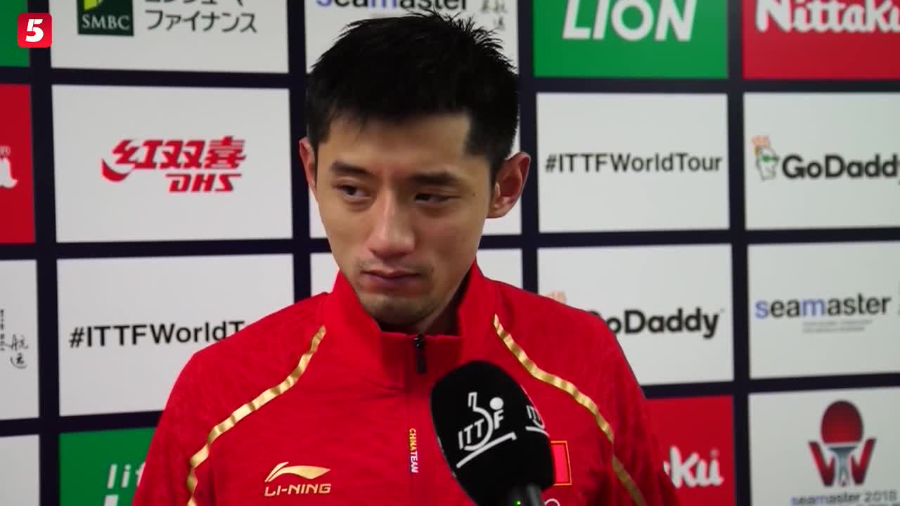 张继科与日本选手比赛视频，热血瞬间，经典对决